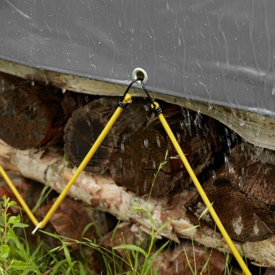 tectake - Plane 2x3 m grau - 403940