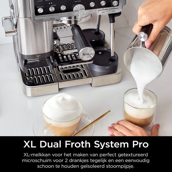 Ninja Luxe Café PRO Espresso- und Filterkaffeemaschine mit Milchaufschäumer – ES701EU