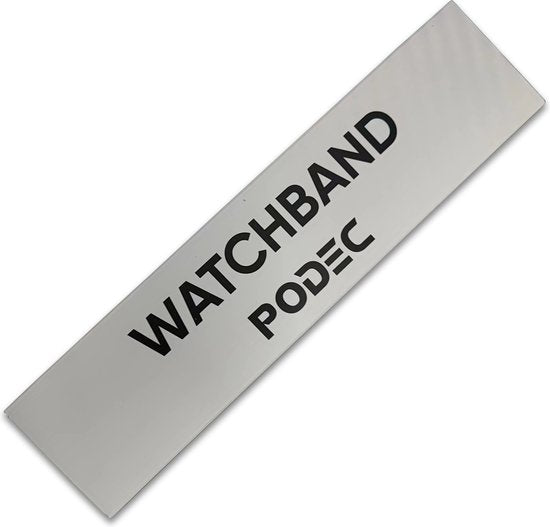 Podec Smartwatch Edelstahlarmband Schwarz - Passend für Apple Watch - Band Passend für iWatch 42 / 44 / 45 / 49 mm - Passend für Serie 1/2/3/4/5/6/7/SE