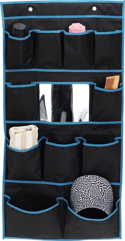 Redcliffs Tent Organizer mit Spiegel - 11 Fächer - 45x90cm -600D Oxford Polyester- PU beschichtet