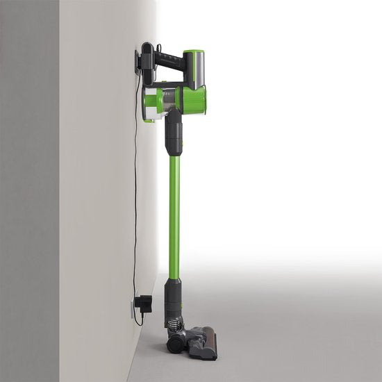 Juskys Akku-Sauger / Staubsauger VC2101 - Grau & Grün - inkl. Zubehör