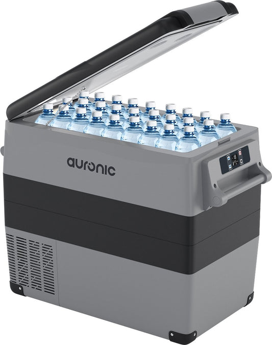 Auronic Electric Compressor Cooler - 49.5L - Autoladegerät 12V Steckdose 230V - Grau
