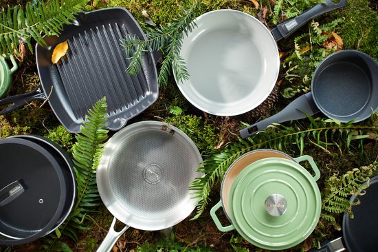 Berndes - B.Green - Sauciere - mit Griff - 16 cm - Recyceltes Aluminium - Silber