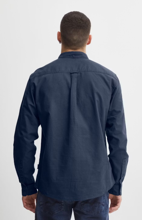 Blend Shirt Oxford Dress Blues - Größe M - Stilvolles Casual Herrenhemd