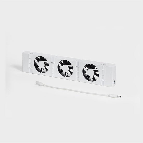 SpeedComfort Heizlüfter Erweiterungsset - Energieeffizient - Wärmt doppelt so schnell - Bis zu 22% Energieeinsparung - Einfach zu installieren - Flüsterleise - Niederländisches Produkt - Weiß