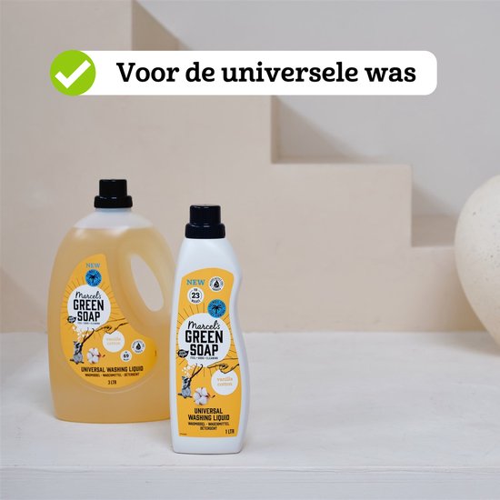 Marcel's Green Soap Universalwaschmittel - Großpackung - Vanille & Baumwolle - 3L - 69 Waschgänge