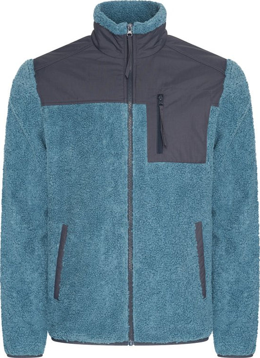 Mario Russo Teddy Vest Ottawa - Herren Übergangsjacke - Blau - Größe M