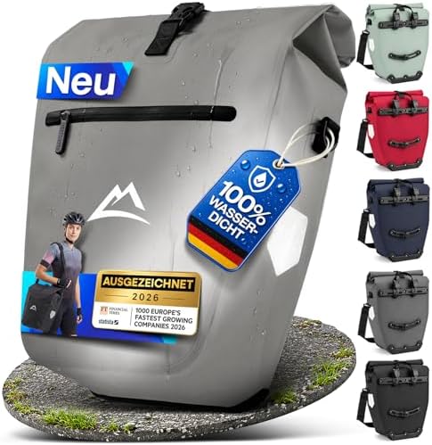 Nextcover AquaShield TPU-Gepäcktasche, 100 % wasserdicht mit Klicksystem und Rollverschluss, reflektierend, 28 Liter