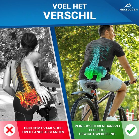 NEXTCOVER® City-Fahrradsattel mit Memory Foam 3.0 – Das Original – ergonomischer Fahrradsattel für Damen oder Herren mit Memory Foam 3.0 für maximalen Fahrkomfort – bequemer, weicher Fahrradsattel