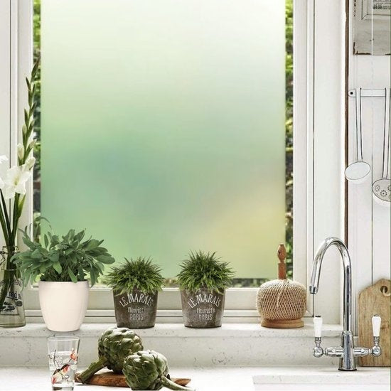 Homewell Raamfolie HR++ 90x300cm - Zonwerend & Isolerend - Anti inkijk - Statisch - Matglas