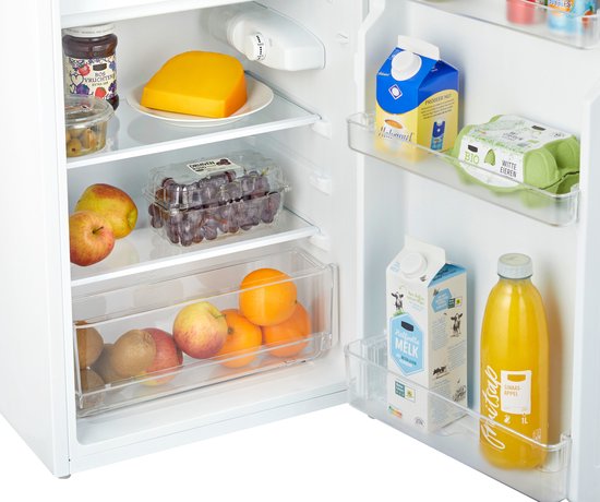 Tomado TRT4702W - Tischkühlschrank - 80 Liter - Mit Gefrierfach - Energielabel E - Weiß