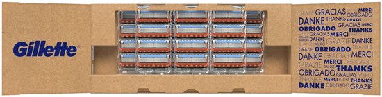 Gillette Fusion5 Rasierklingen für Männer – 28 Stück – Kartonverpackung im Briefkastenformat