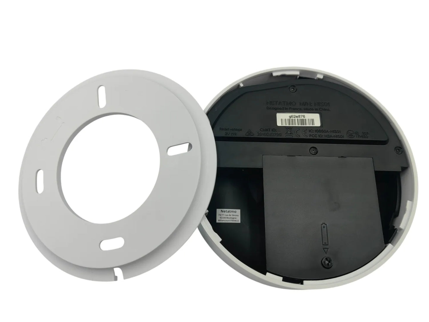 Netamo NIS01 Einbruchschutzsirene - Drahtlos - 110 dB Schall - 130 x 35 mm - Weiß