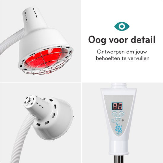 Soft & Silky Infrarotlampe - Rotlichttherapie - Infrarot - drehbar - Lampe - Heizpaneel - Heizung - Decke