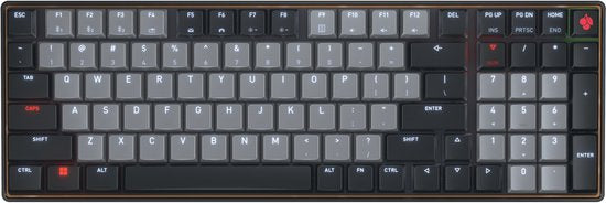 CHERRY KW 550 MX LP Tastatur für zu Hause/Büro, USB + Bluetooth, QWERTY, amerikanisches Englisch, schwarz