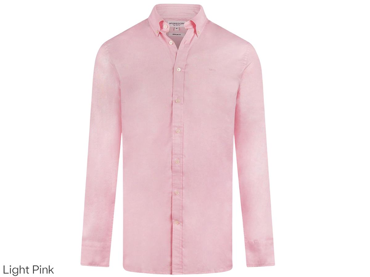 McGregor Stretch-Oxford-Hemd, Hellrosa, XL