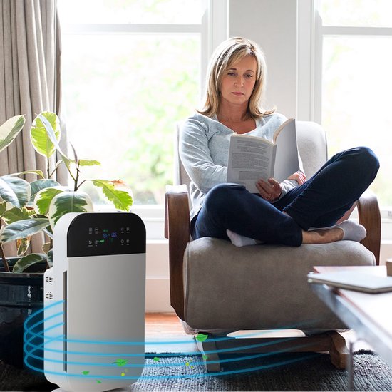 MediaShop AirPurifier Deluxe Luftreiniger 40 m² Weiß