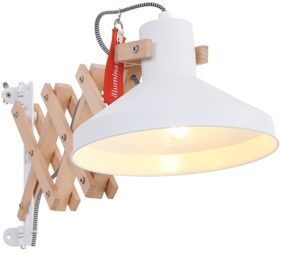 Wandleuchte Anne Lighting Woody – Weiß