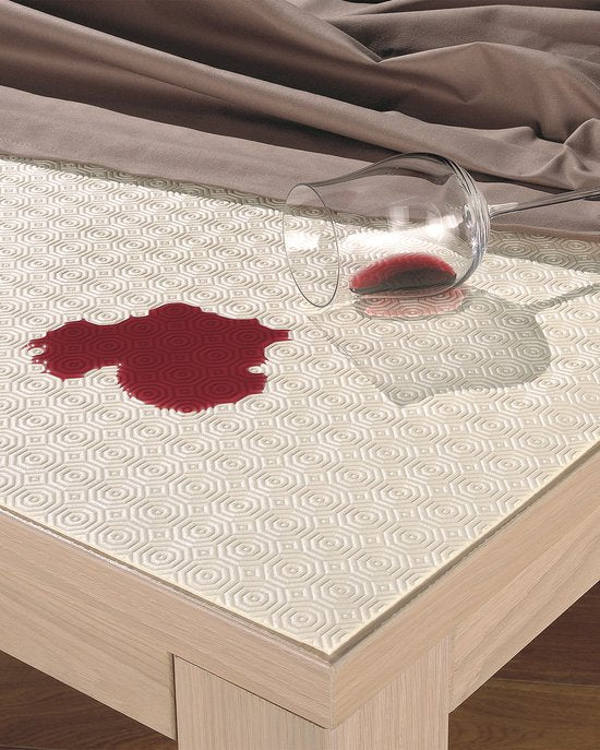 Mistral Home Tischschutz – Gommtex – 110 x 110 cm – Weiß