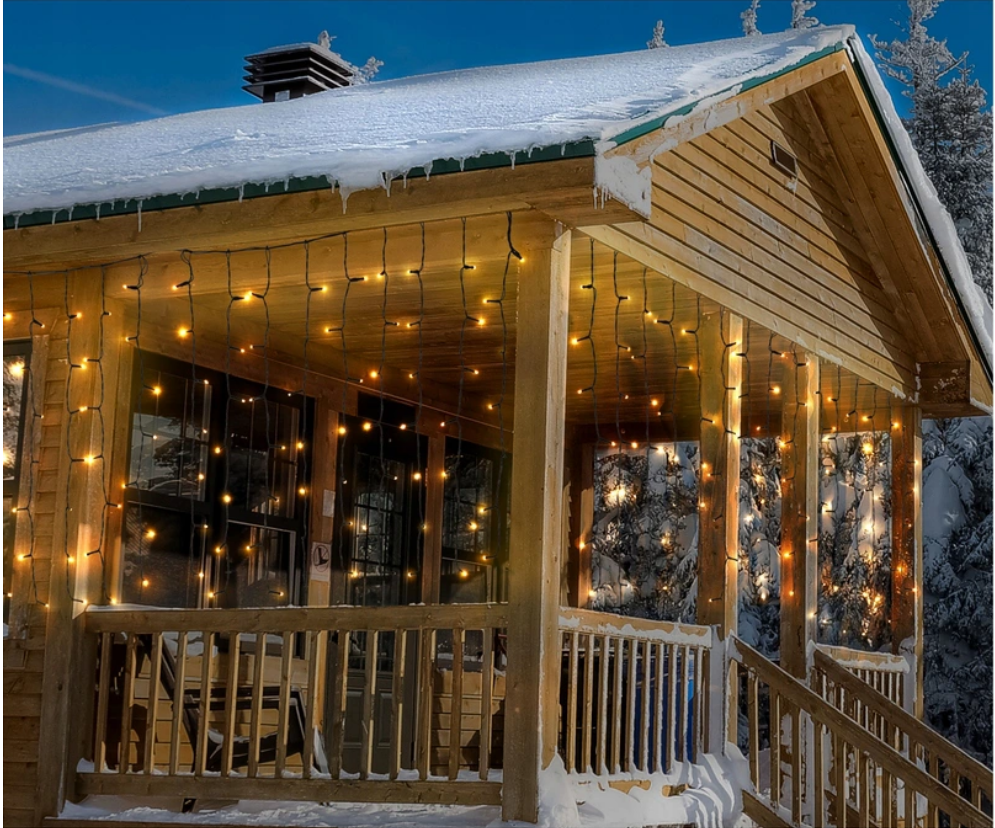 Nampook LED Eiszapfenbeleuchtung / Lichtvorhang - 189 LED - 200 x 70 cm