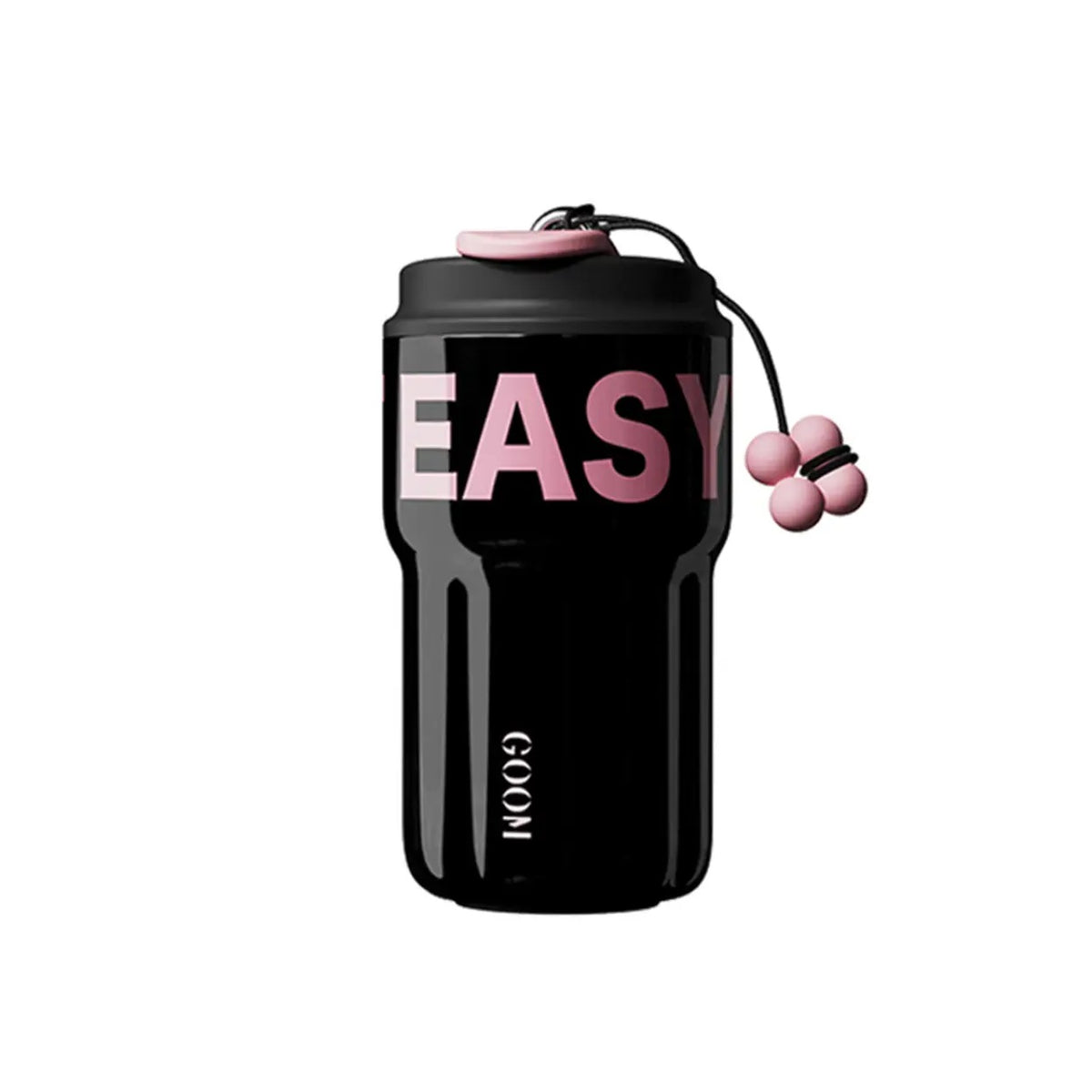 GOOM Rich Series Thermobecher – 550 ml – Schwarz/Rosa
