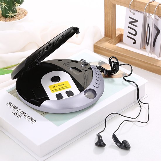 Denver - DMP391 - Tragbarer CD Player - MP3-Player - inkl.Ohrhörer - Schwarz