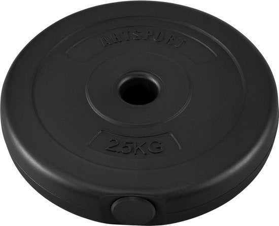 Hantelset / Kurzhanteln 40 kg - 2-teilig - Sandgefüllt - Halterung mit Star Clips