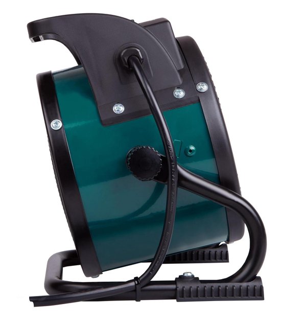 VONROC Elektroheizgerät - Strahlheizgerät - Heizlüfter - Keramik - 3 Stufen: 1000W/2000W/Ventilator - für Räume bis zu 20m2 - grün