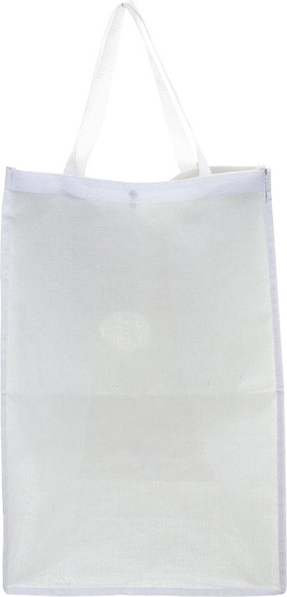 5Five Wäschekorb aus Bambusholz – Mit Wäschebeutel – 65 Liter – 40 x 38 x 58 cm – hellbraun – mit Deckel