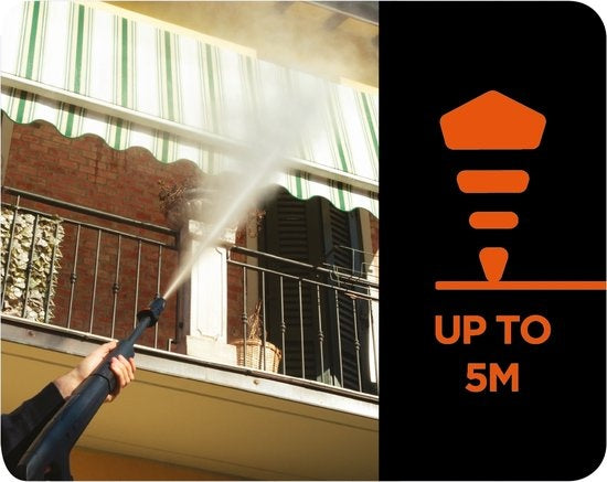 BLACK+DECKER Hochdruckreiniger BXPW2500DTS - 150 bar - 2500 Watt - Max Durchfluss 810 l/h