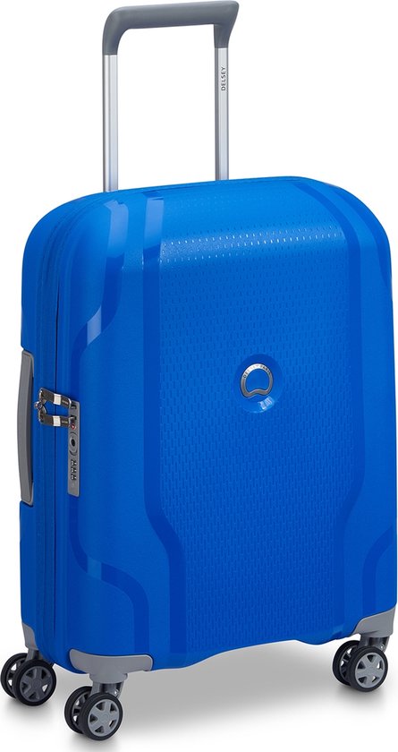 Delsey Clavel Carry-On S Slim Trolley – Kompakt und leicht – 55 x 40 x 20 cm – iBOOD Blue