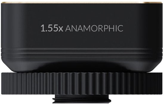 Shiftcam LensUltra 1.55x Anamorphic - Cinematisches Ultra-Wide-Video - Fluorit-Optik für Bildklarheit und Farbgenauigkeit - Schwarz
