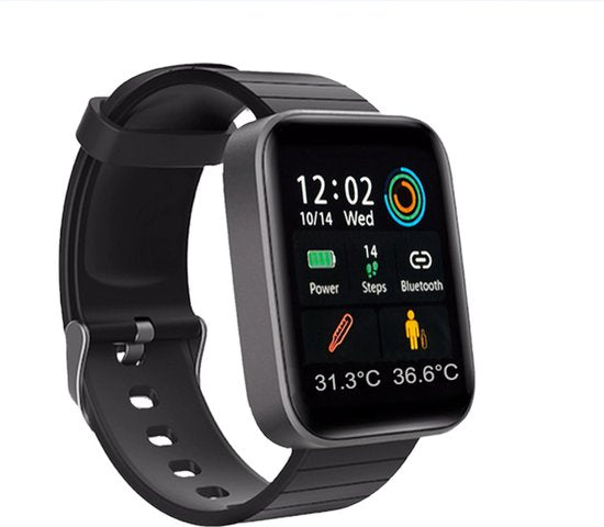 Kendox Life Tracker – Smartwatch – wasserdichte Fitnessuhr mit 24/7-Vitalparameter-Messung, 18 Sportmodi, Schlafanalyse – sowie Anruf- und Nachrichtenfunktion – iOS & Android