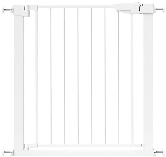 Treppengitter ohne Bohren – 76 bis 82 cm – Sicherheitsgitter – Klemmbefestigung – Kindergitter – Hundegitter – Weiß