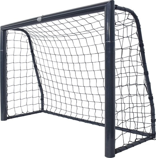 AXI Fußballtor Cristiano 180 x 120 cm Anthrazit – inkl. Bodenanker – pulverbeschichteter Stahlrahmen