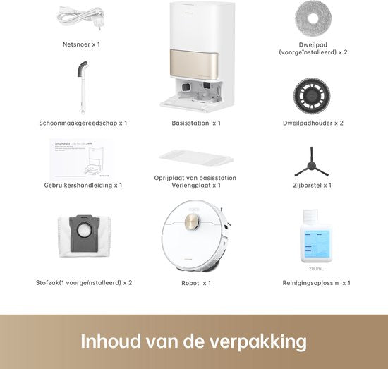 Dreame L10s Pro Ultra Heat – Roboterstaubsauger mit Heißwasser-Wischfunktion – Objekterkennung und -ausweichen