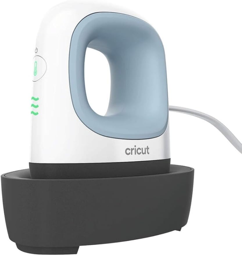 Cricut EasyPress Mini Heißpresse 10,5 x 8,6 cm – Kompakte Heißpresse – Blau – Für Thermotransfers und kleine Projekte