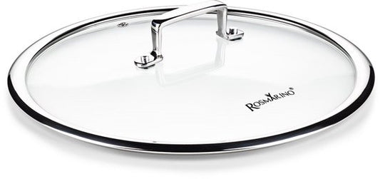 Rosmarino HexaPRO Pfannendeckel - Pfannen - Bratpfanne - Wokpfanne - Pfannendeckel 28 cm - Glasdeckel 28 cm