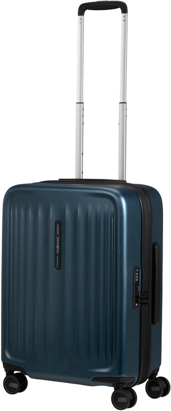 Samsonite Koffer – Fyrm Spinner 55/20 Handgepäck – erweiterbar – Steel Blue – 2,6 kg – 46 l