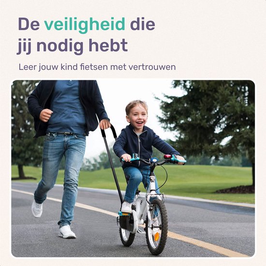 Schiebebügel für Kinderfahrräder - Universal - Schwarz - Fahrradlenker - Geeignet für Balance-Bike, Dreirad und Kleinkinderfahrrad
