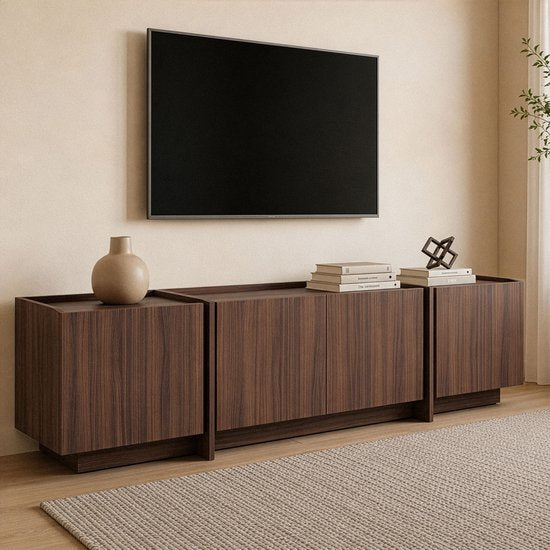 CALICOSY – TV-Schrank mit 2 Türen, L 180 cm – ARVEN