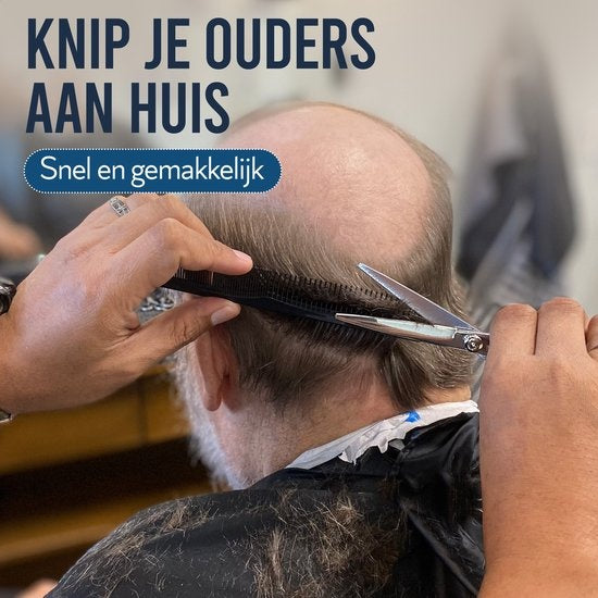 Komplettes Friseurset - 10-teilig - Friseurschere rechtshändig - Ausdünnungsschere Friseur - Haarschere - Coupe Schere - Haarscheren Set