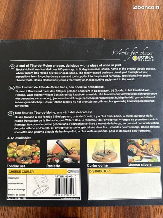 Boska Käseschleuder Amigo - Tete de Moine - Küchenzubehör - Käsebesteck - 22 cm