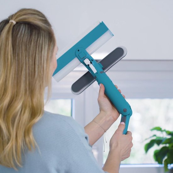 Livington Window Buddy – Fensterreiniger – Fensterreiniger mit Teleskopstange – Fensterwischer – Fensterreinigungsgerät – Duschwischer – Solarpanel-Reiniger Übersetzer
