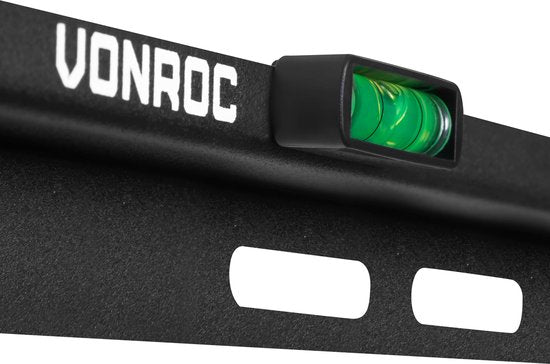 VONROC TV-Halterung - Feste TV-Wandhalterung für 37 bis 85 Zoll - Universal bis zu 60 kg. - Inkl. Befestigungsmaterial