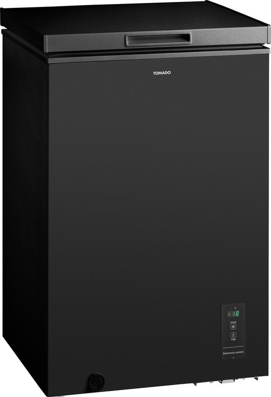 Tomado TCF0991B - Gefrierschrank - 99 Liter - Superfreeze - Digitaler Thermostat - Low Frost - Energielabel E - Schwarz