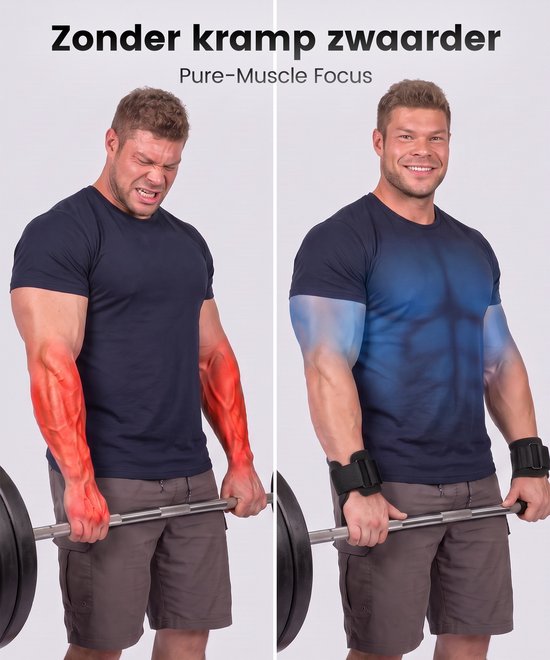 ProTrue® Lifting Hooks, Lifting Straps – Deadlift Straps – Power Grips – Handgelenkbandagen für Fitness, Bodybuilding, Crossfit, Calisthenics, Turnen und Krafttraining