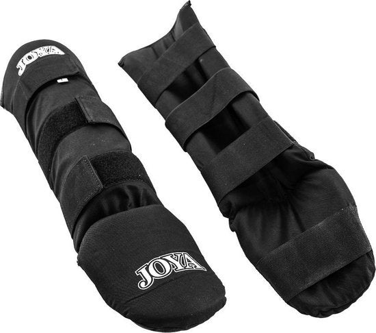 Joya Fightgear - "Velcro" Schienbeinschoner - Schwarz - XS