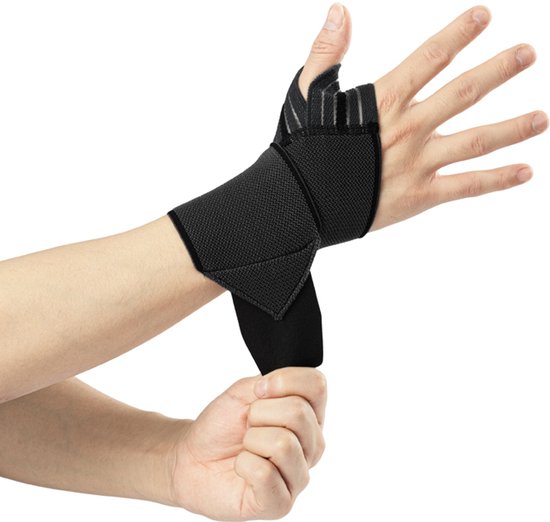 Wellhealth - Knie- oder Handgelenkbandage zur Schmerzlinderung und Unterstützung - Kniestütze - S/M - 1 Stück