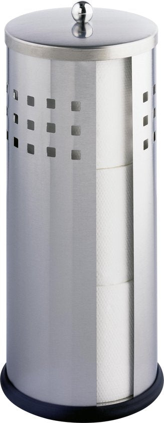 Wenko Toilettenpapierhalter Ancona 13 × 34 cm, Edelstahl, matt-silber
